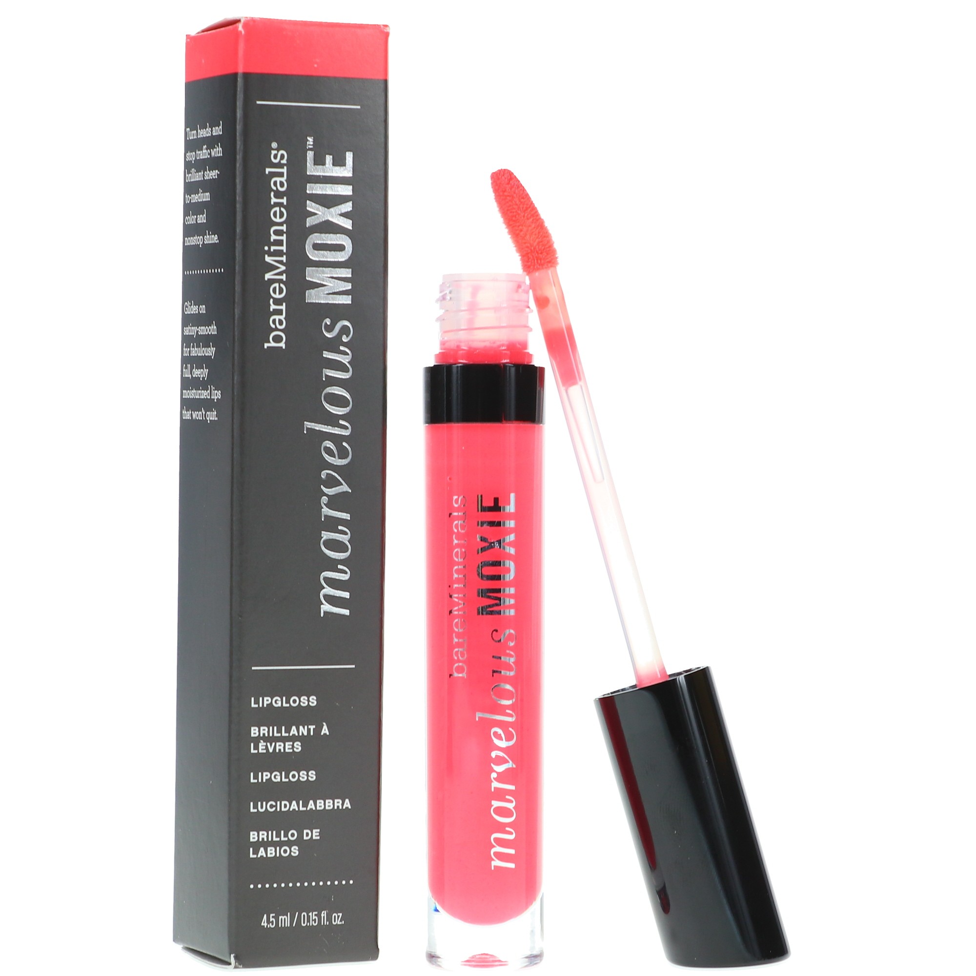bareMinerals Moxie Plumping Lip Gloss Hotshot 0.15 oz