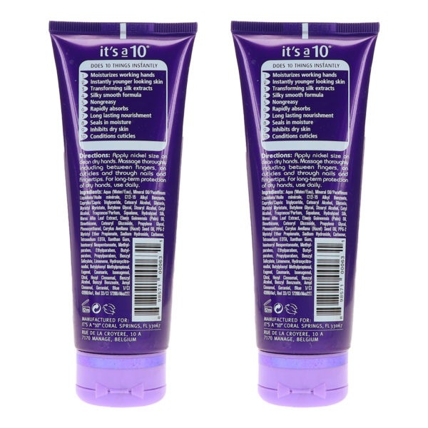 It's a 10 Silk Express Miracle Intensive Hand Cream 4 oz 2 Pack