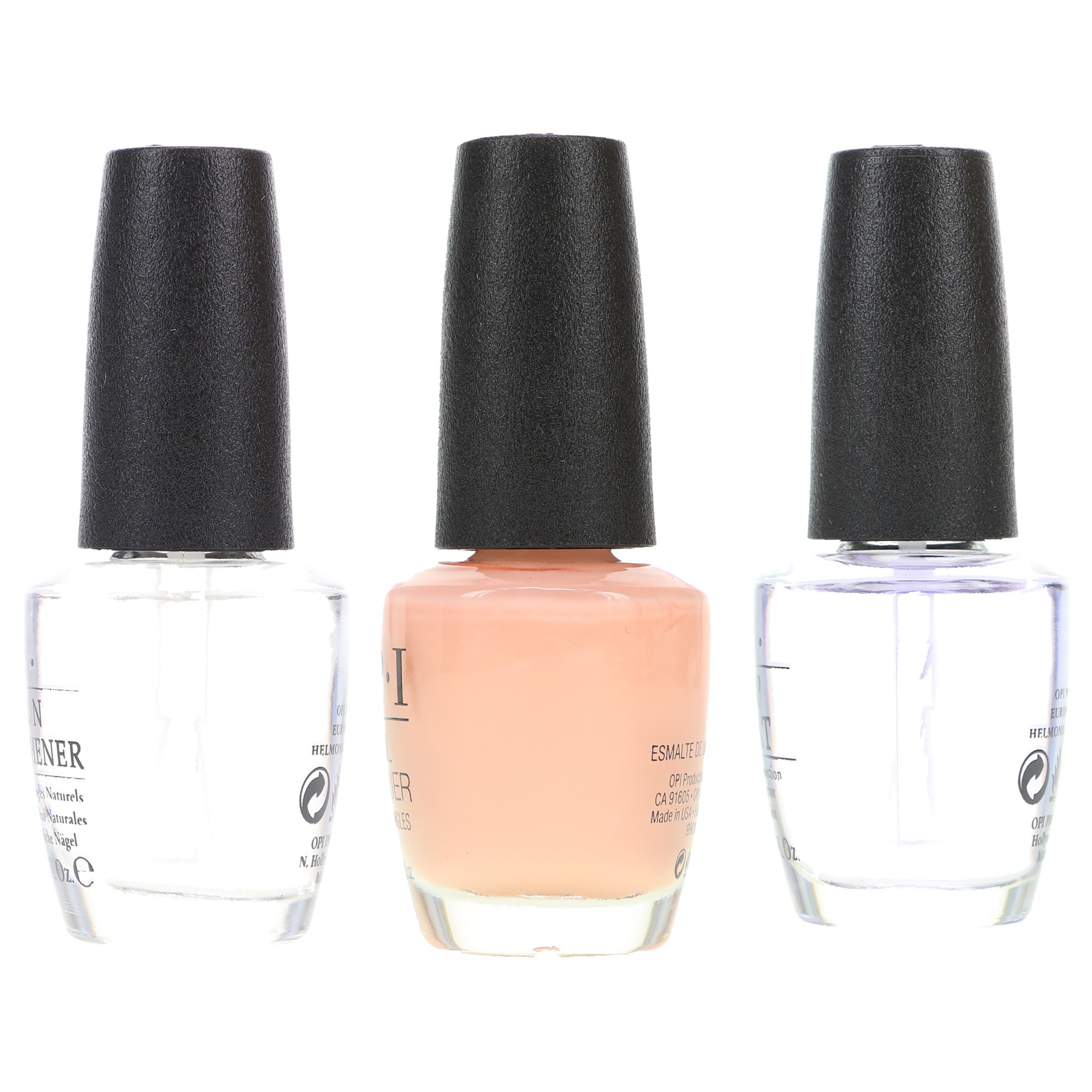 OPI Bubble Bath NLS86 .5 oz, Top Coat T30 .5 oz & Natural Nail