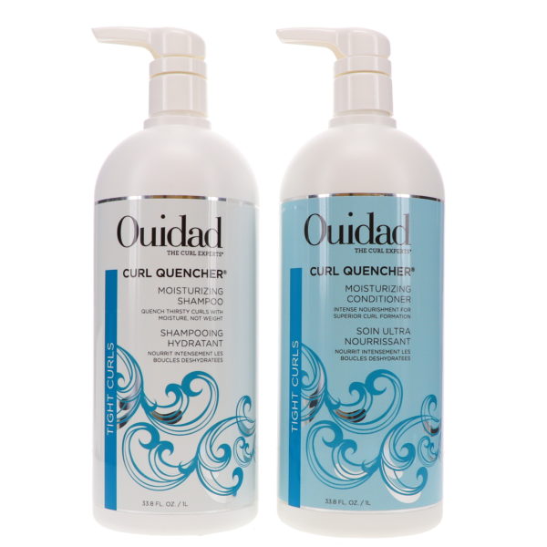 Ouidad Curl Quencher Moisturizing Shampoo 33.8 oz & Conditioner 33.8 oz Combo Pack