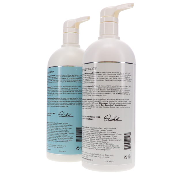 Ouidad Curl Quencher Moisturizing Shampoo 33.8 oz & Conditioner 33.8 oz Combo Pack