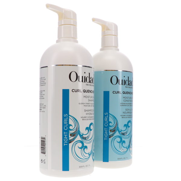 Ouidad Curl Quencher Moisturizing Shampoo 33.8 oz & Conditioner 33.8 oz Combo Pack