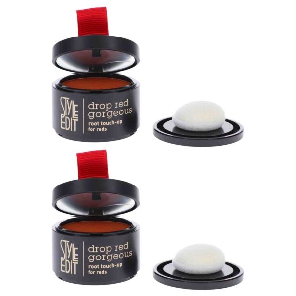 Style Edit Drop Red Gorgeous Touch Up Powder Medium Red 0.13 oz 2 Pack