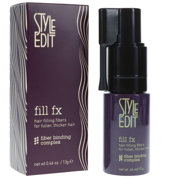 Style Edit Fill FX Instant Hair Building Fibers Spray Medium Brown 0.46 oz