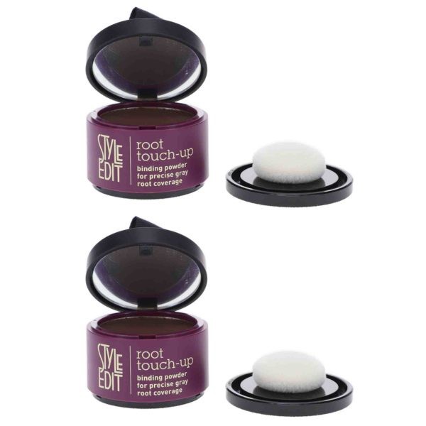 Style Edit Root Touch Up Powder Dark Brown 0.13 oz 2 Pack