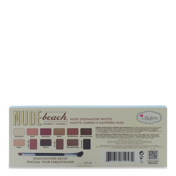 theBalm Nude Beach Eyeshadow Palette 0.336 Oz