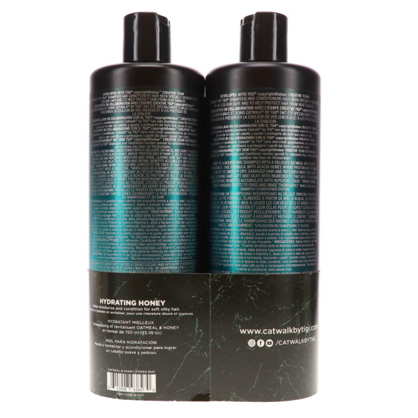 Tigi Catwalk Oatmeal & Honey Shampoo & Conditioner 25.36 Oz Combo Pack