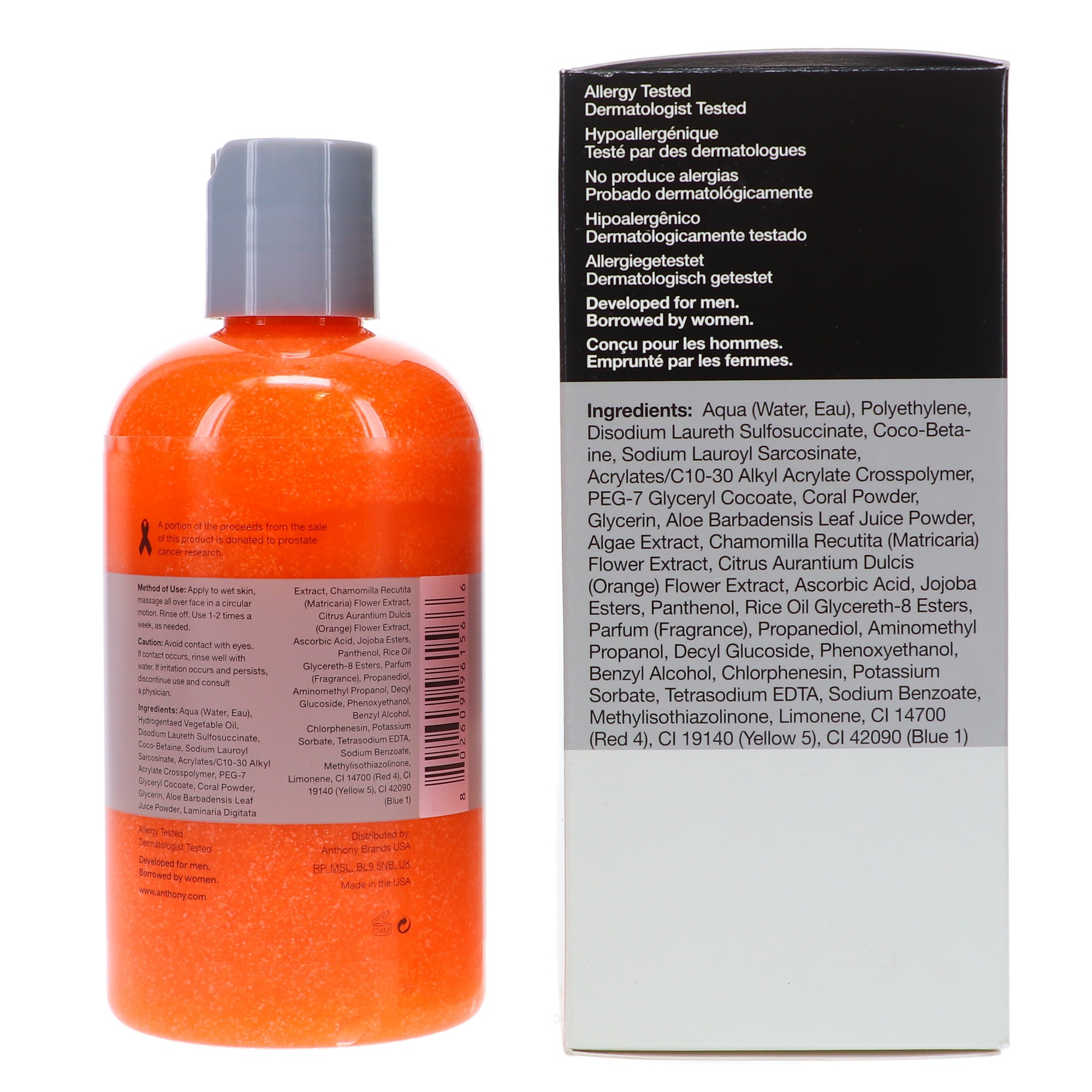 Anthony Facial Scrub, 8 oz.