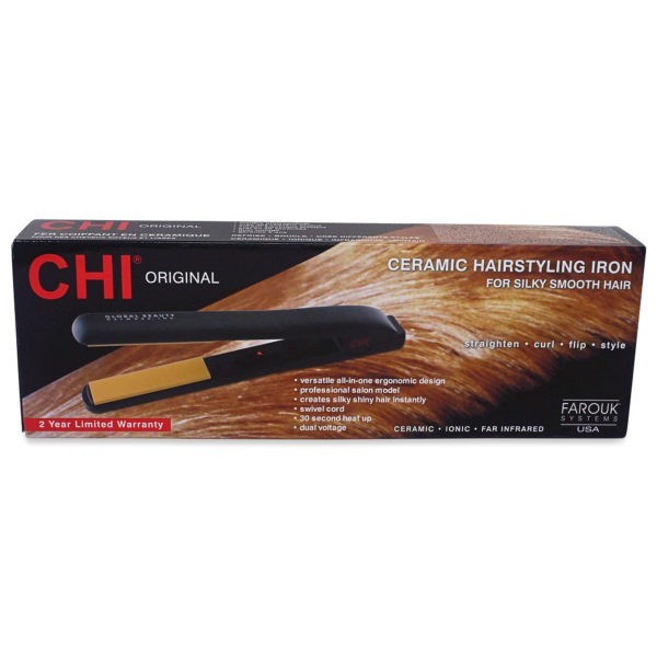 CHI Original 1" Flat Hair Straightening Ceramic Hairstyling Iron