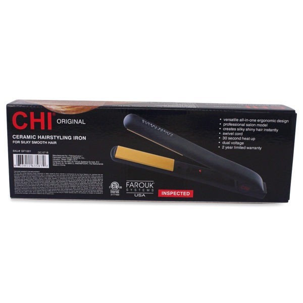 CHI Original 1" Flat Hair Straightening Ceramic Hairstyling Iron