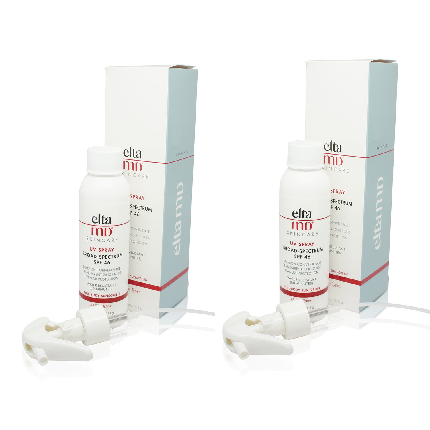 Elta MD UV Spray SPF 46 Full Body Sunscreen 4 oz. - Two Pack