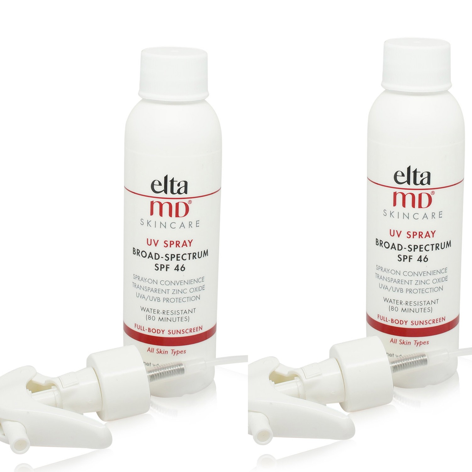 Elta MD UV Spray SPF 46 Full Body Sunscreen 4 oz. - Two Pack