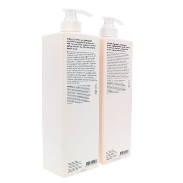 EVO Gluttonty Volume Shampoo & Bride Of Gluttony Conditioner 33.8 Oz Combo Pack