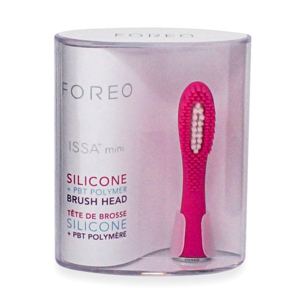 FOREO ISSA mini Hybrid Replacement Brush Head, Wild Strawberry
