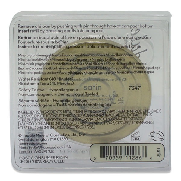 jane iredale PurePressed Base Refill Satin 0.35 Oz