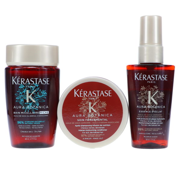 Kerastase Aura Botanica Bain Micellaire Shampoo and Conditioner Travel Set
