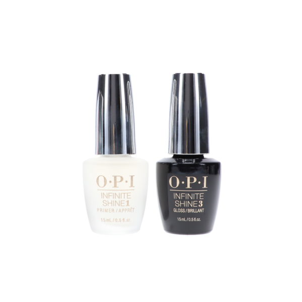 OPI Base Coat Prime & Gloss Top Coat Infinite Shine Duo Set 0.5 oz each