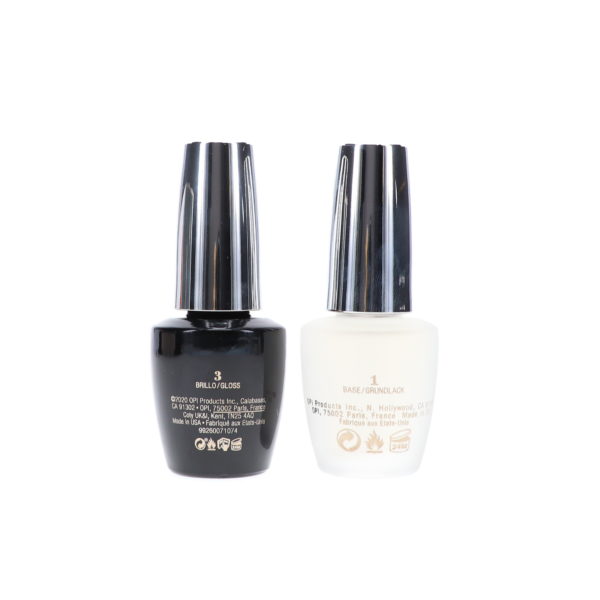 OPI Base Coat Prime & Gloss Top Coat Infinite Shine Duo Set 0.5 oz each