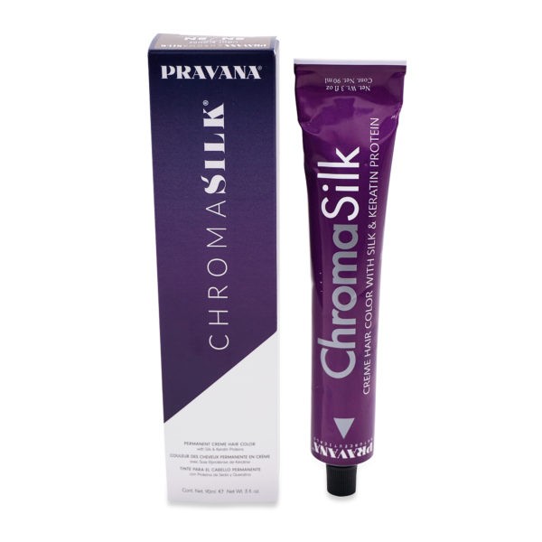 Pravana ChromaSilk Creme Hair Color with Silk & Keratin Protein 8 Light Blonde