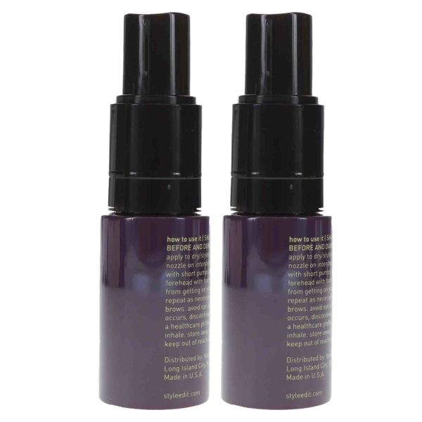 Style Edit Fill FX Instant Hair Building Fibers Spray Black 0.46 oz 2 Pack