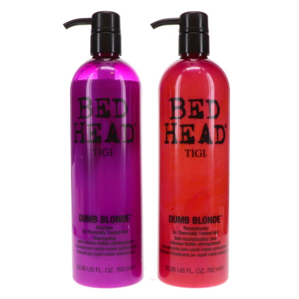 TIGI Bed Head Dumb Blonde Shampoo and Conditioner 25.36 Oz Combo Pack