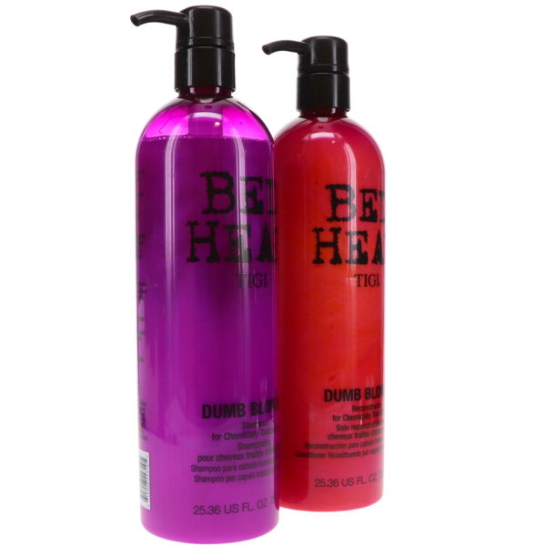 TIGI Bed Head Dumb Blonde Shampoo and Conditioner 25.36 Oz Combo Pack