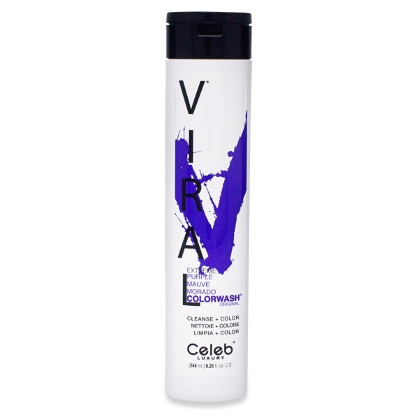 Celeb Luxury- Viral Extreme Purple Color Wash Shampoo 8.25 Oz