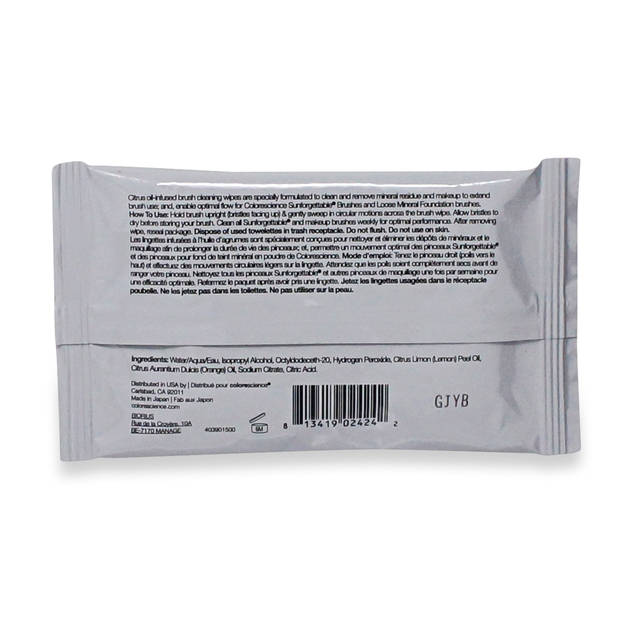 Colorescience Brush Cleaning Wipes 20 ct. Beauty Roulette