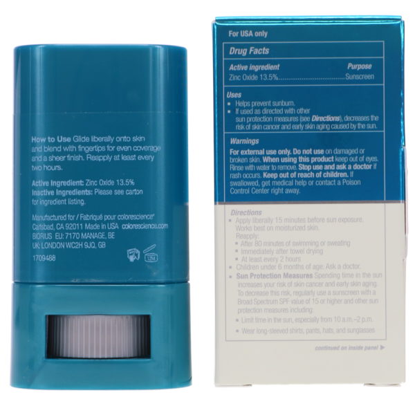 Colorescience Sunforgettable Total Protection Sport Stick SPF 50 0.63 oz