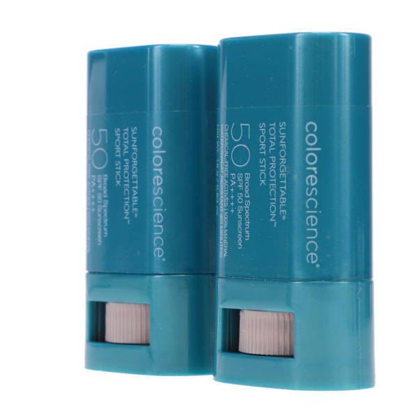 Colorescience Sunforgettable Total Protection Sport Stick SPF 50 0.63 oz 2 Pack