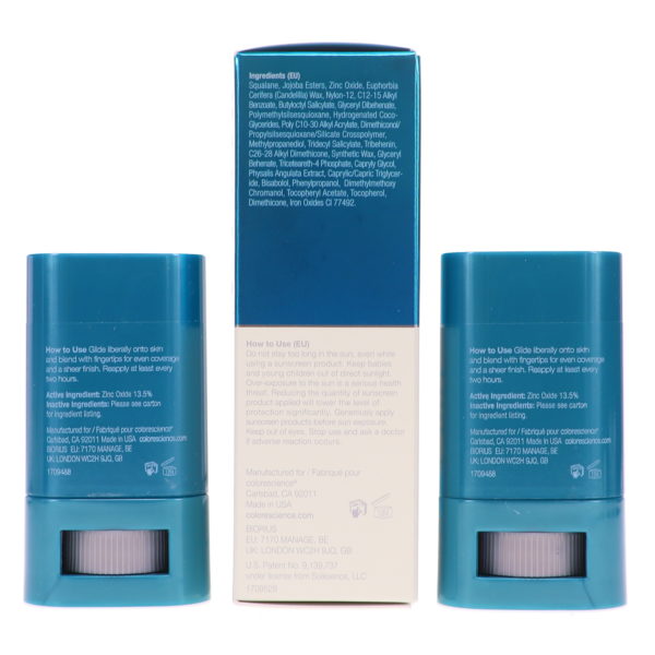 Colorescience Sunforgettable Total Protection Sport Stick SPF 50 0.63 oz 2 Pack