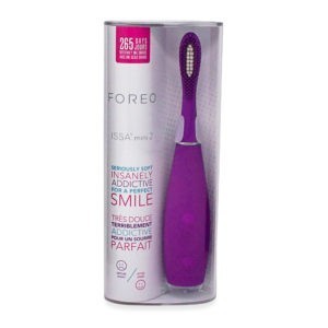 FOREO Issa Mini 2 Rechargeable Kids Electric Regular Toothbrush for Complete Oral Care, Enchanted Violet