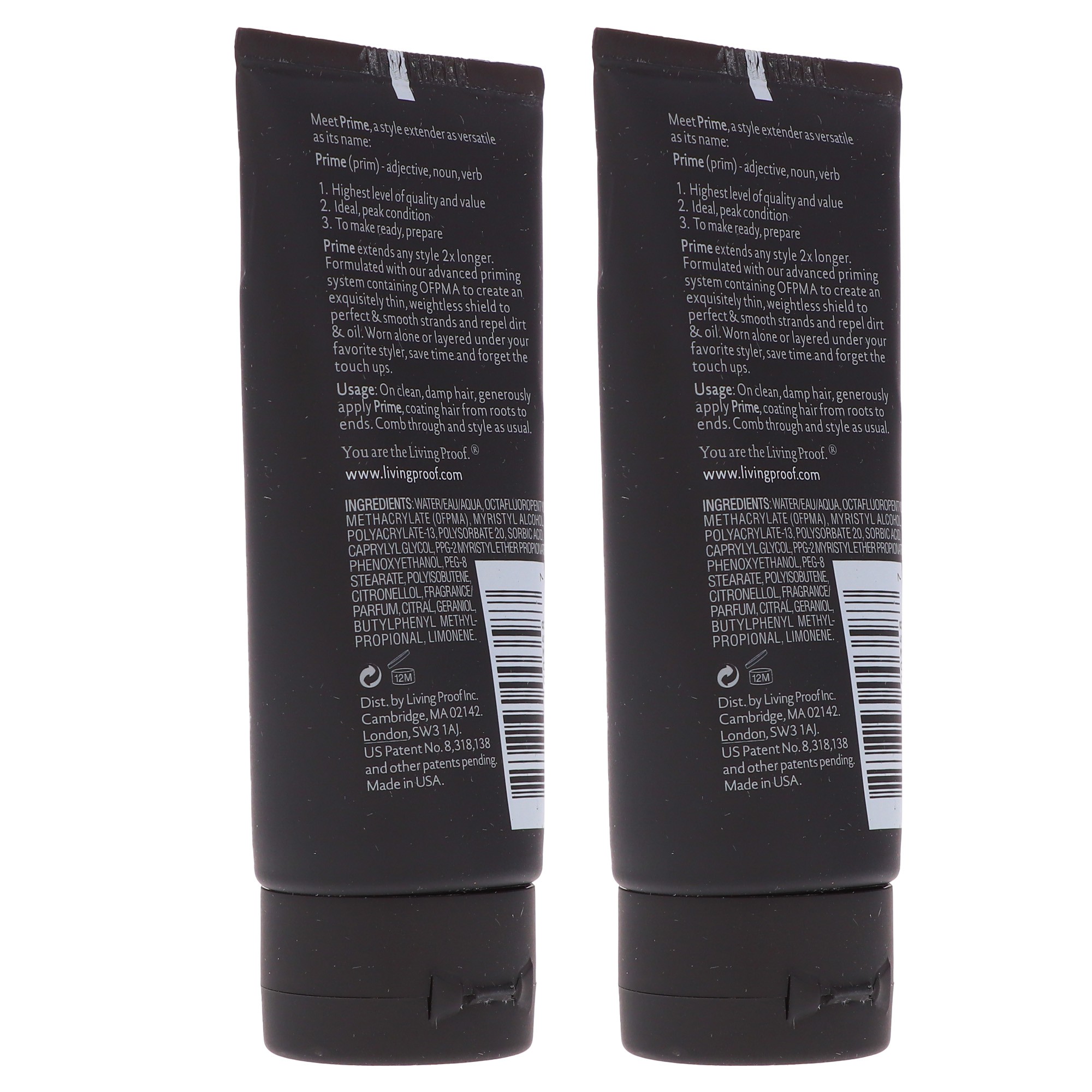 Living Proof Prime Style Extender Cream Travel 2 oz. Combo Pack