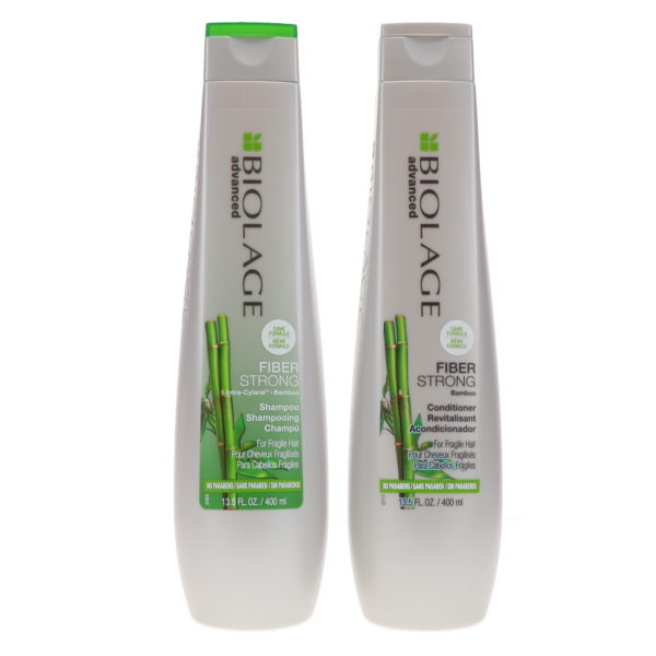 Matrix Biolage Fiberstrong Shampoo 13.5 oz & Biolage Fiberstrong Conditioner 13.5 oz Combo Pack