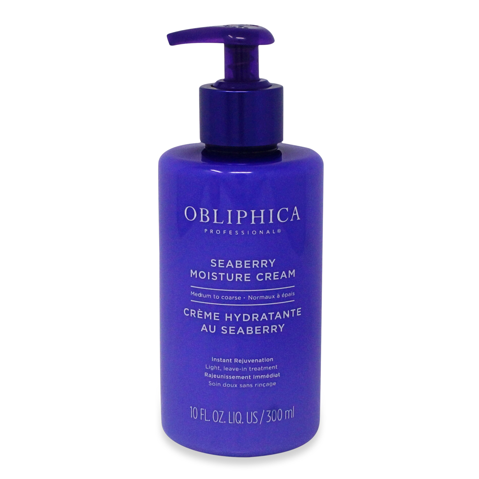 Obliphica Seaberry Leave-in Moisture Cream Medium/Coarse 10 oz.
