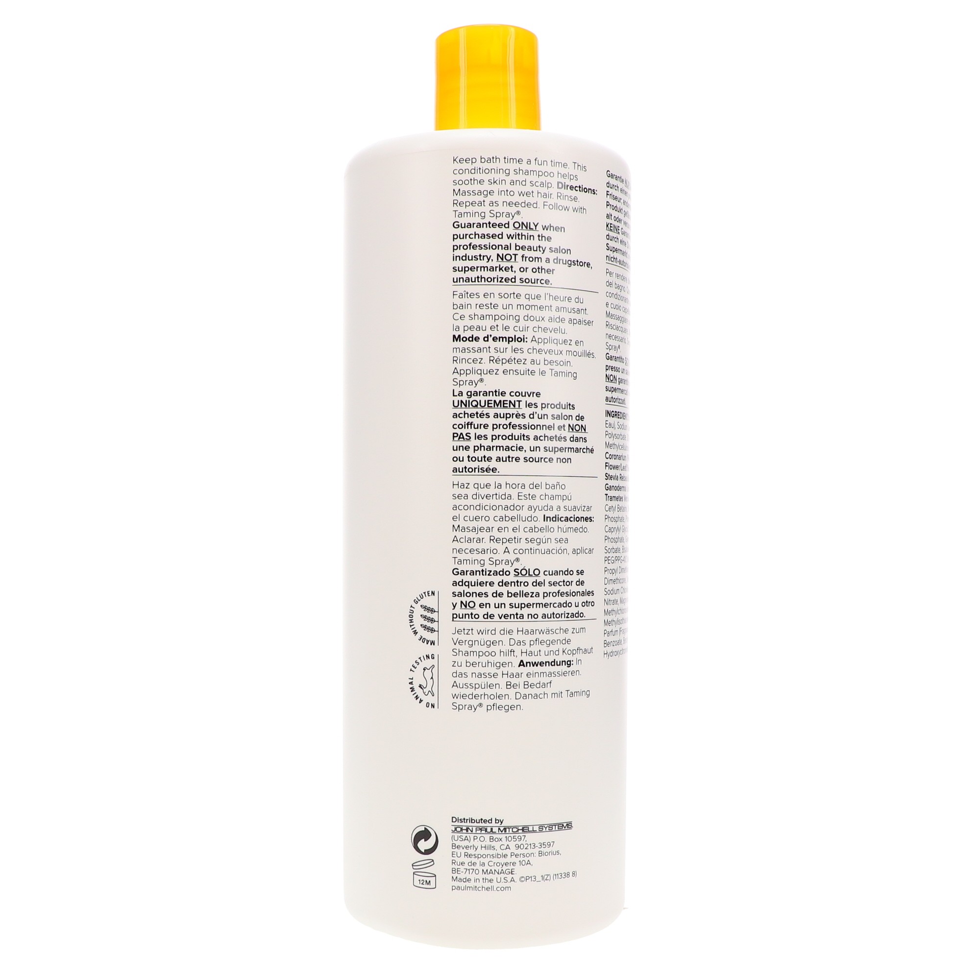 Paul Mitchell Kids Baby Don't Cry Shampoo 33.8 oz ~ Beauty Roulette