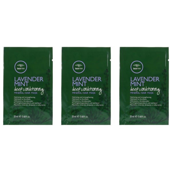 Paul Mitchell Tea Tree Lavender Mint Mask 0.68 oz 3 Pack