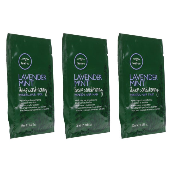 Paul Mitchell Tea Tree Lavender Mint Mask 0.68 oz 3 Pack