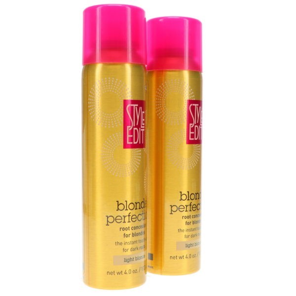 Style Edit Light Blonde Root Concealer Touch Up Spray 4 oz 2 Pack