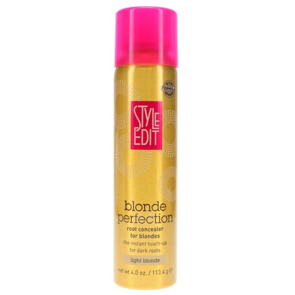 Style Edit Light Blonde Root Concealer Touch Up Spray 4 oz 2 Pack