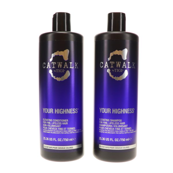 Tigi Catwalk Your Highness Shampoo & Conditioner 25.36 Oz Combo Pack