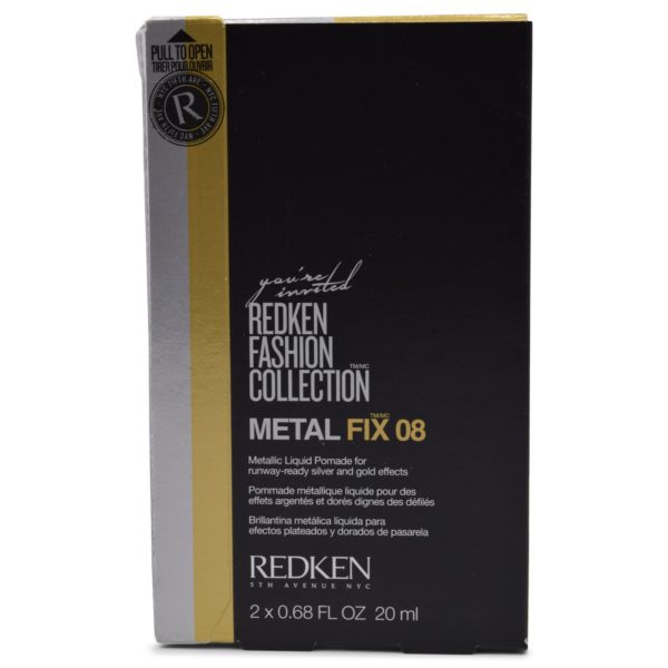 Redken 08 Metal Fix Metallic Liquid Pomade  2 x 0.68 fl Oz