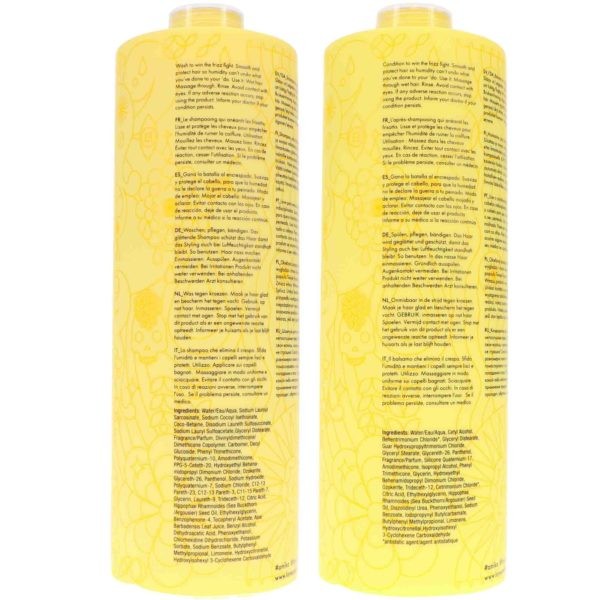 Amika Velveteen Dream Smoothing Shampoo 33.8 oz & Conditioner 33.8 oz Combo Pack
