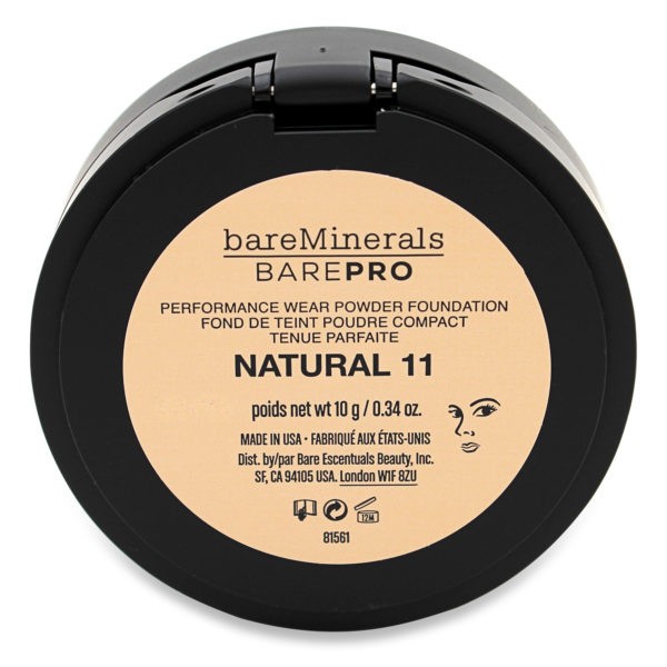bareMinerals BAREPRO Performance Wear Powder Foundation - Natural - 0.34 oz