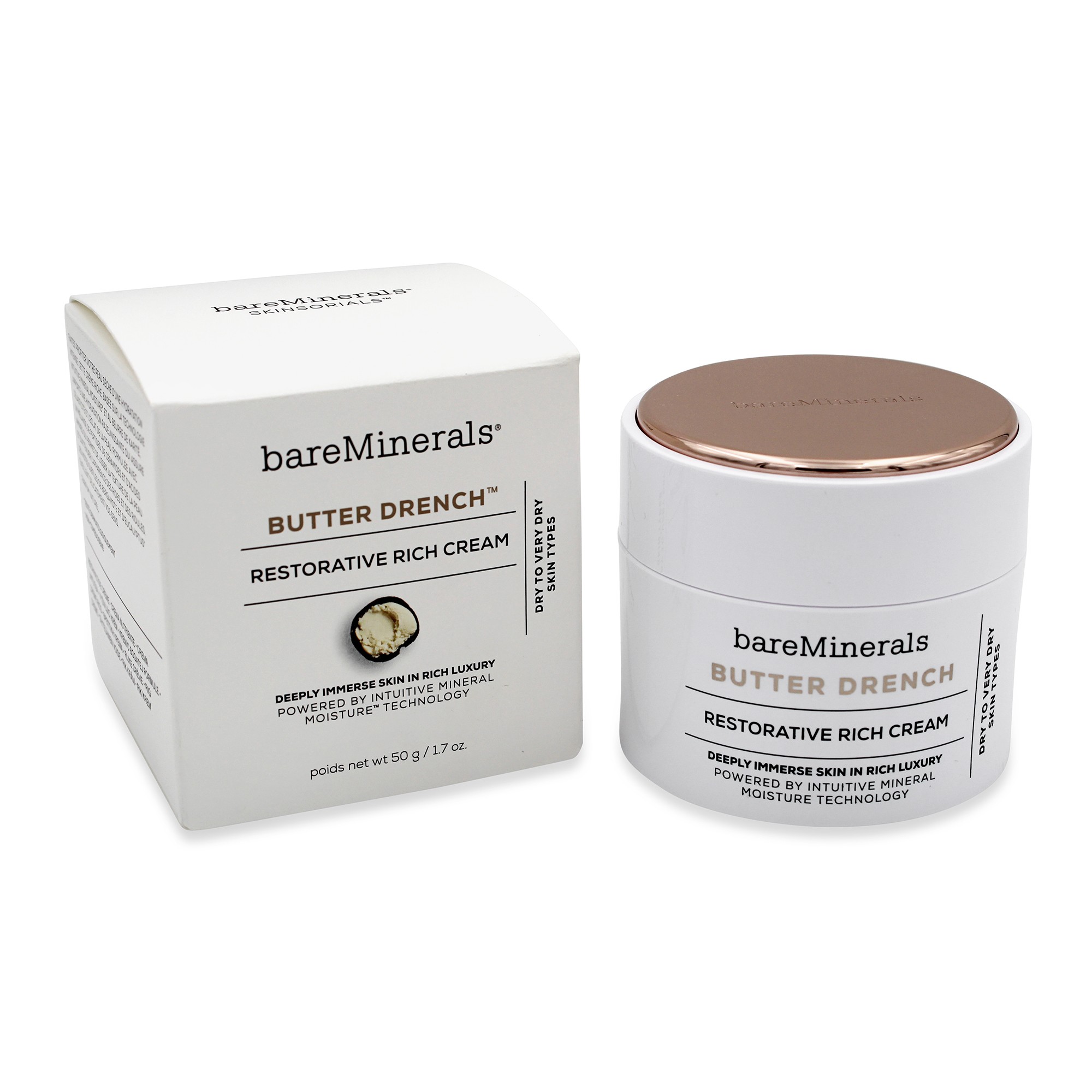 bareMinerals Butter Drench Restorative Rich Cream 1.7 oz Beauty Roulette