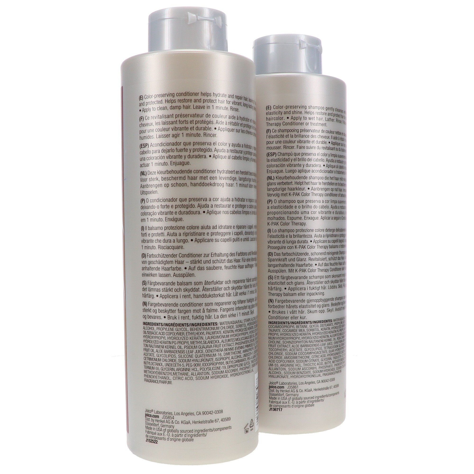 Joico K-Pak Color Therapy Shampoo and Conditioner 33.8 Oz Combo Pack