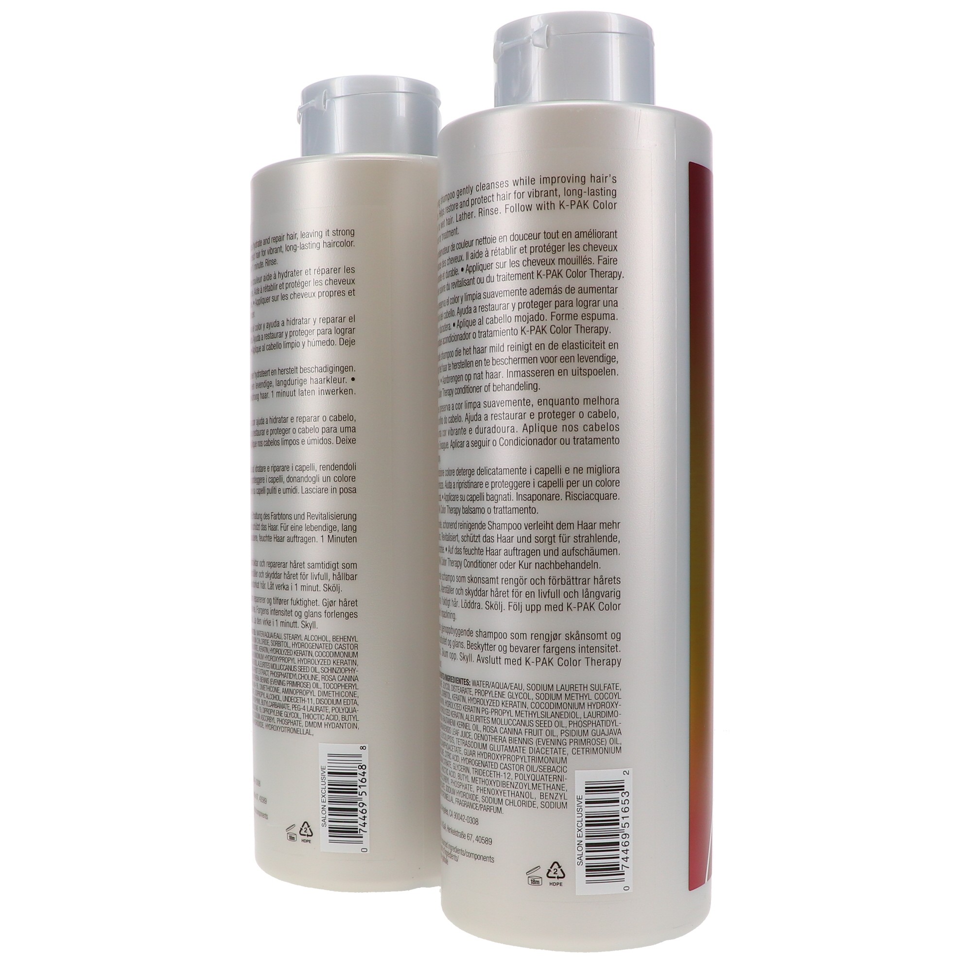 Joico K-Pak Color Therapy Shampoo and Conditioner 33.8 Oz Combo Pack