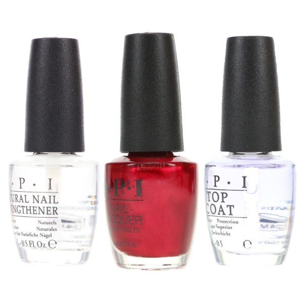 OPI I'm Not Really A Waitress NLH08 .5 oz, Top Coat T30 .5 oz & Natural Nail Strengthener T60 .5 oz Pack