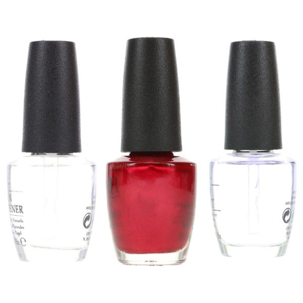 OPI I'm Not Really A Waitress NLH08 .5 oz, Top Coat T30 .5 oz & Natural Nail Strengthener T60 .5 oz Pack