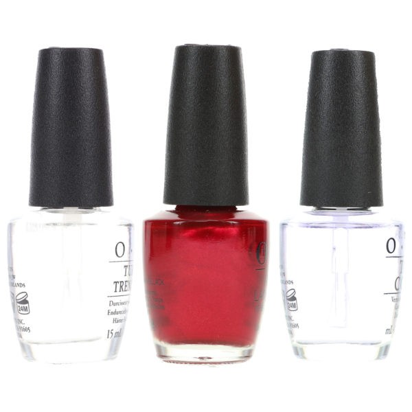 OPI I'm Not Really A Waitress NLH08 .5 oz, Top Coat T30 .5 oz & Natural Nail Strengthener T60 .5 oz Pack